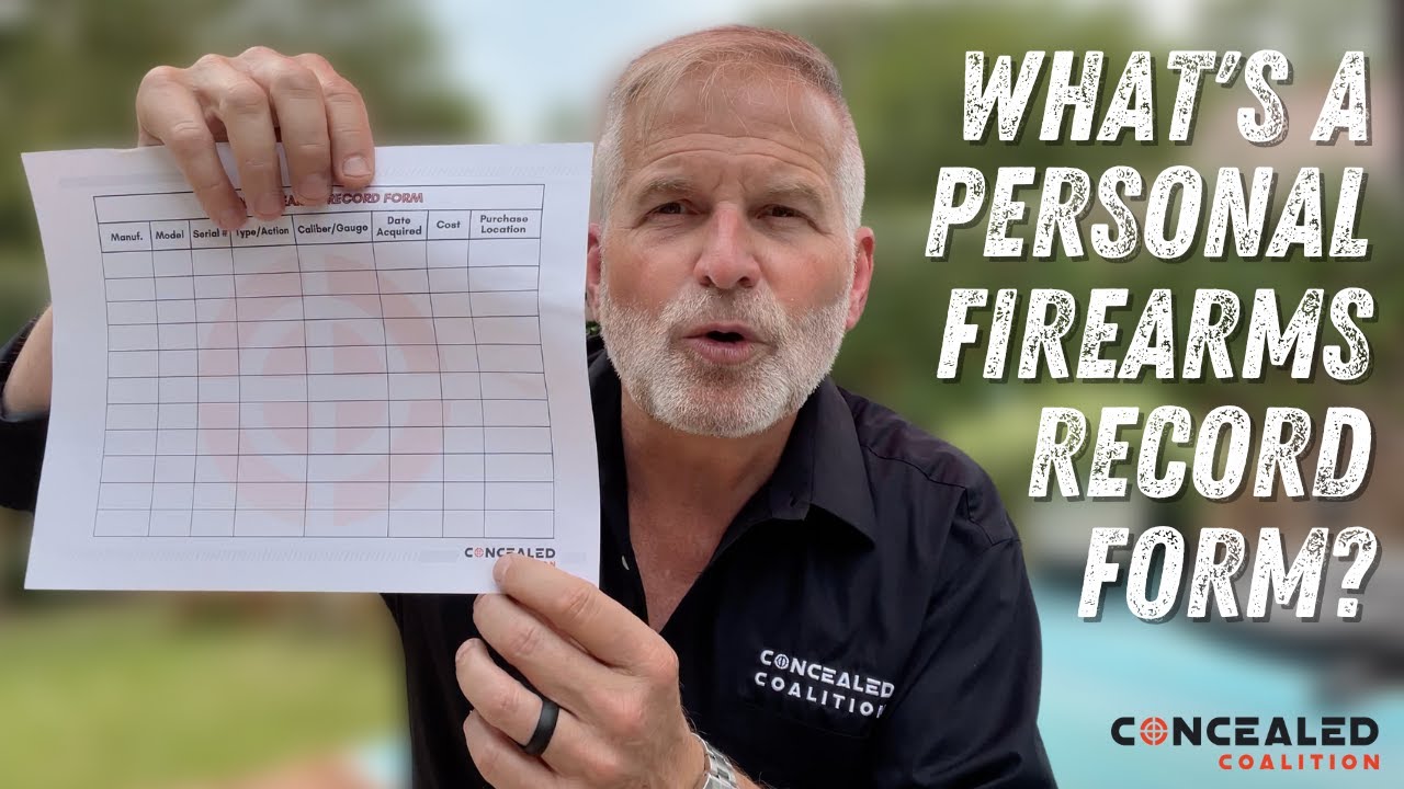 Austin Answers - What's a Personal Firearms Record Form?
