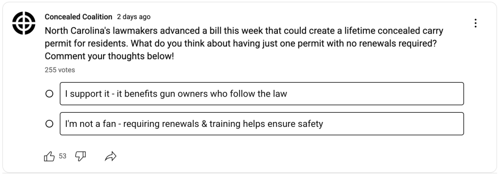 Firearms Liberty Act Poll
