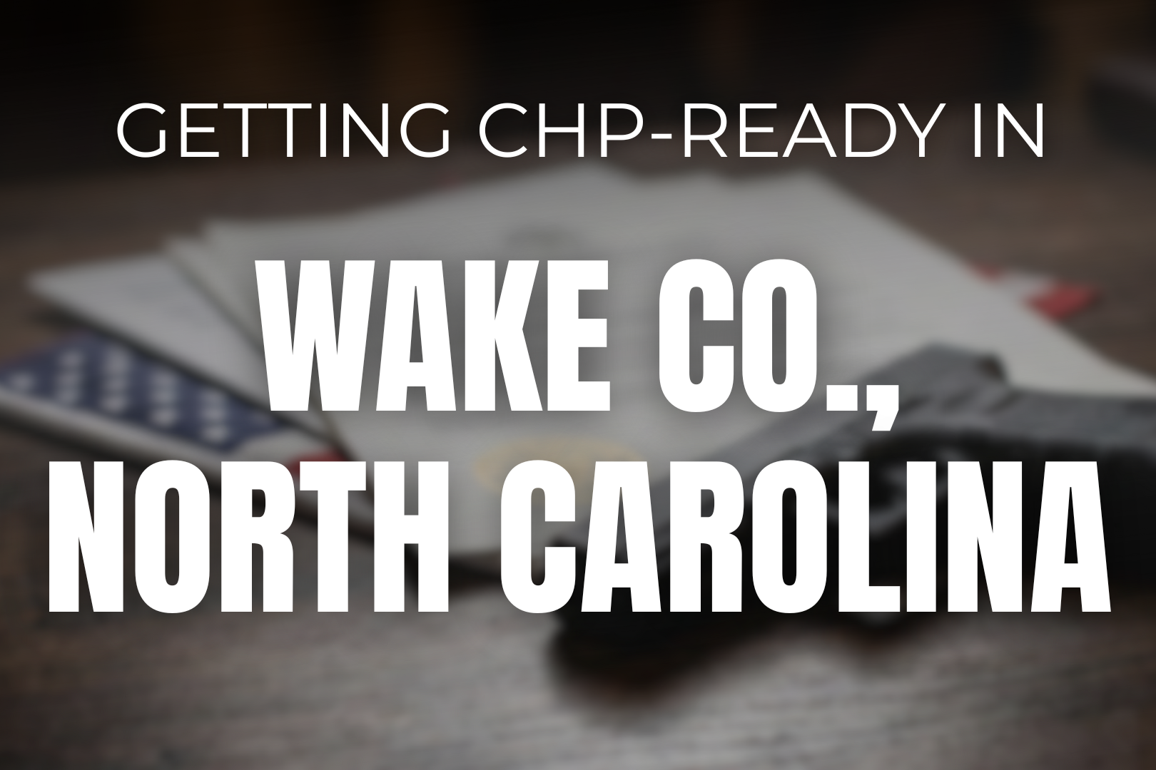 Getting LTC Ready in Wake County, North Carolina